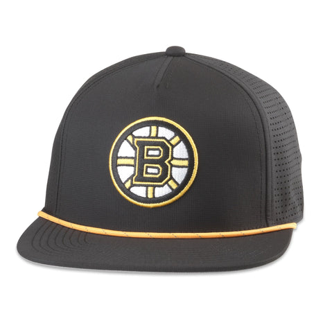 Men's American Needle Black Vegas Golden Knights Buxton Pro Tech Adjustable Hat Men's American Needle Black Vegas Golden Knights Buxton Pro Tech Adjustable Hat
