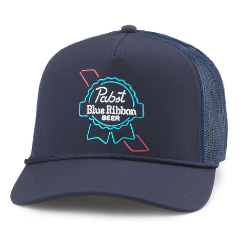 Gorra De Béisbol Pabst Blue Ribbon PBR – American Needle, Ajustable Unisex, Azul Marino/Marfil