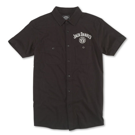 jack daniels dress shirt Mens Black Button-Down (US, Alpha, Medium, Regular, Regular, Black) : Clothing, Shoes & Jewelry Is this a licensed Jack Daniels product Jack Daniel's Embroidered Long Sleeve