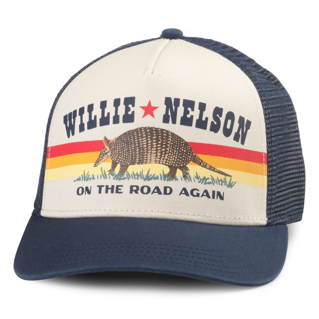 Cappellino Snapback AMERICAN NEEDLE Willie Nelson – Regolabile, Unisex, Edizione Balsam WW Cord - Foto 1