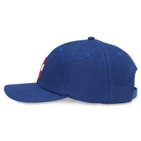 BAIT x MLB x American Needle Los Angeles Angels Retro Snapback Cap (red /  navy)