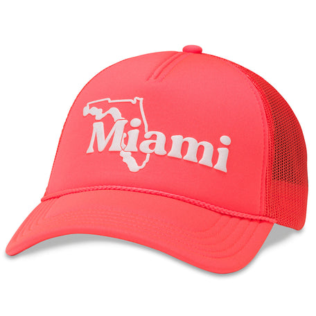 The Miami Vice Curved Brim Fitted Cap