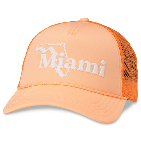 Vintage Miami Vice Mesh Snapback Trucker Hat