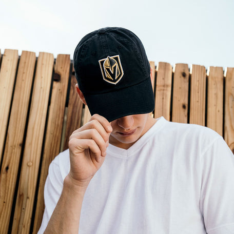 American Needle Vegas Golden Knights Black Iconic Slouch Adjustable Hat