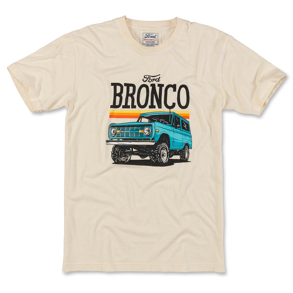 American Needle Bronco Brass Tracks T-Shirt Cream Cream / Medium