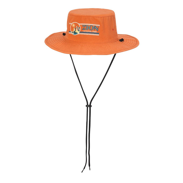 4 inches Brim Un-Blocked Orange Felt Hat Body-FM-N4-ORANGE-Sun Yorkos